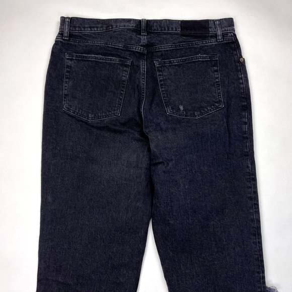 Abercrombie Fitch Ultra High Rise 90s Straight‎ Denim Jeans Women 33 16 Vintage - Picture 6 of 11